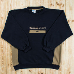 (M/L) Vintage Reebok Authentic Embroidered Sweatshirt