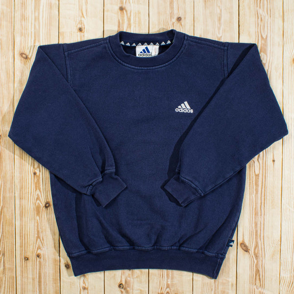 (S) Vintage Adidas Essential Embroidered Sweatshirt