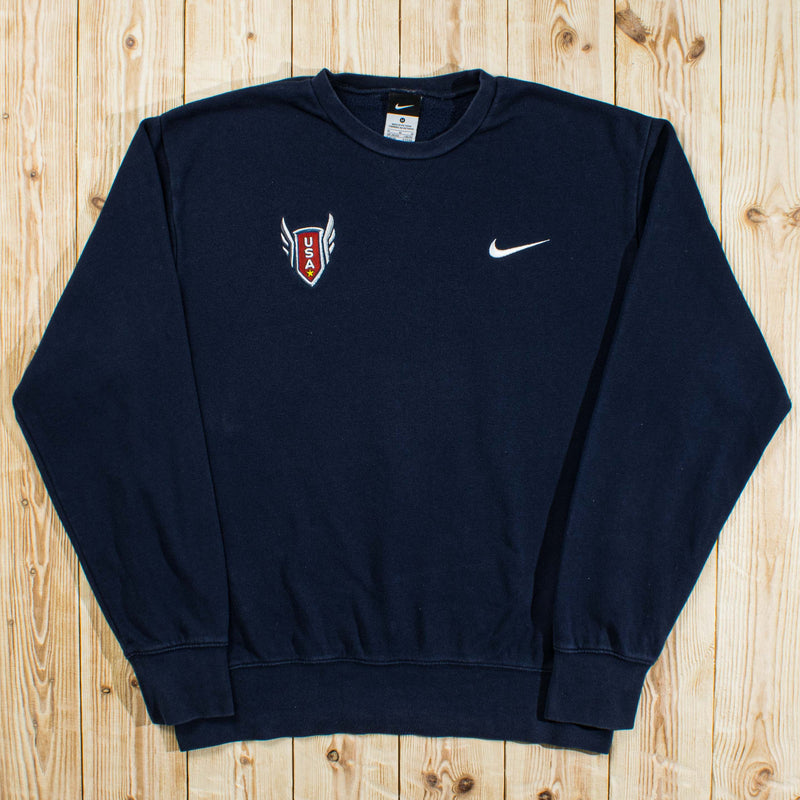 (M) Vintage Nike USA T&F Embroidered Sweatshirt