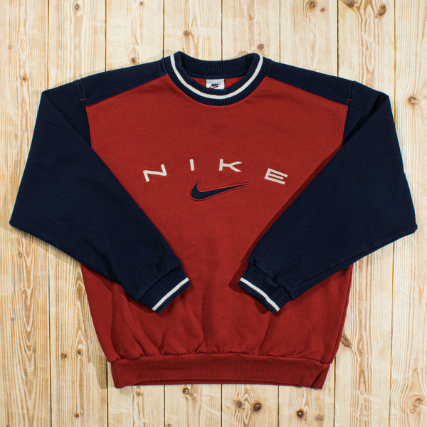 (S) Vintage Nike Spell-Out Embroidered Sweatshirt