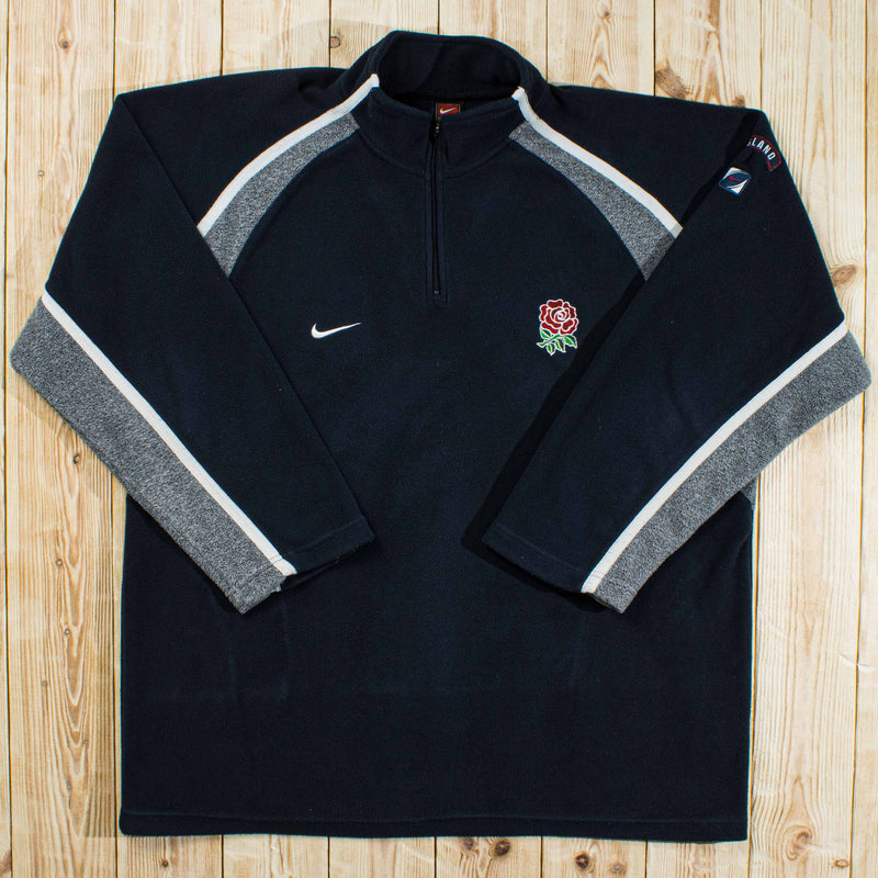 (L) Vintage Nike Embroidered Fleece Quarter-Zip