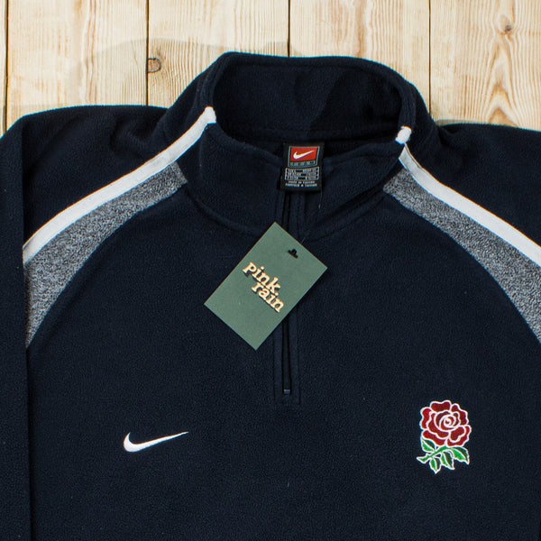 (L) Vintage Nike Embroidered Fleece Quarter-Zip