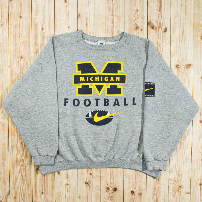 (XL) Vintage Nike Michigan Football Sweatshirt