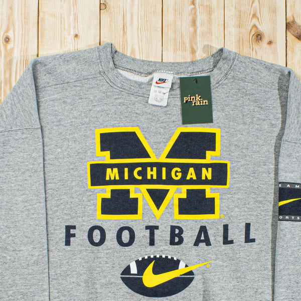 (XL) Vintage Nike Michigan Football Sweatshirt