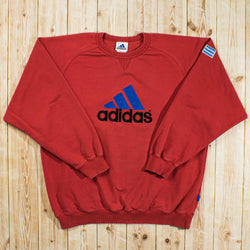 (L) Vintage Adidas Embroidered Sweatshirt