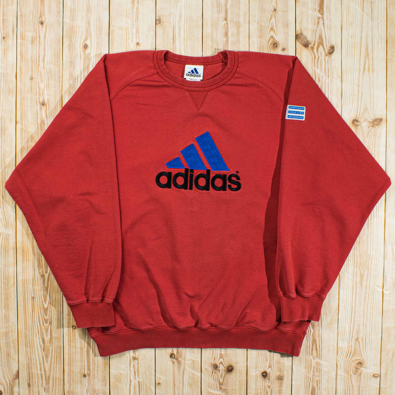 (L) Vintage Adidas Embroidered Sweatshirt