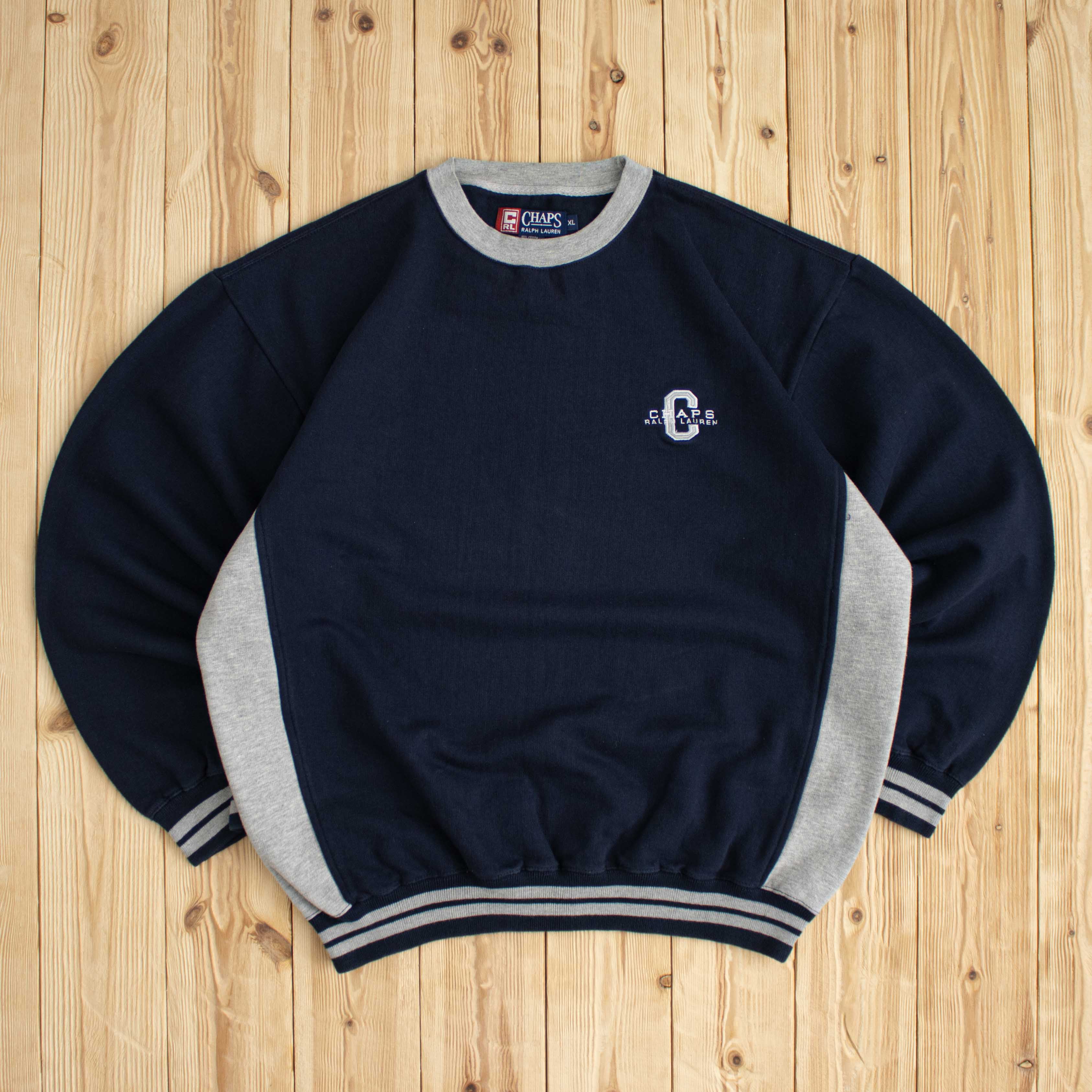 (L) Vintage Chaps Ralph Lauren Embroidered Sweatshirt