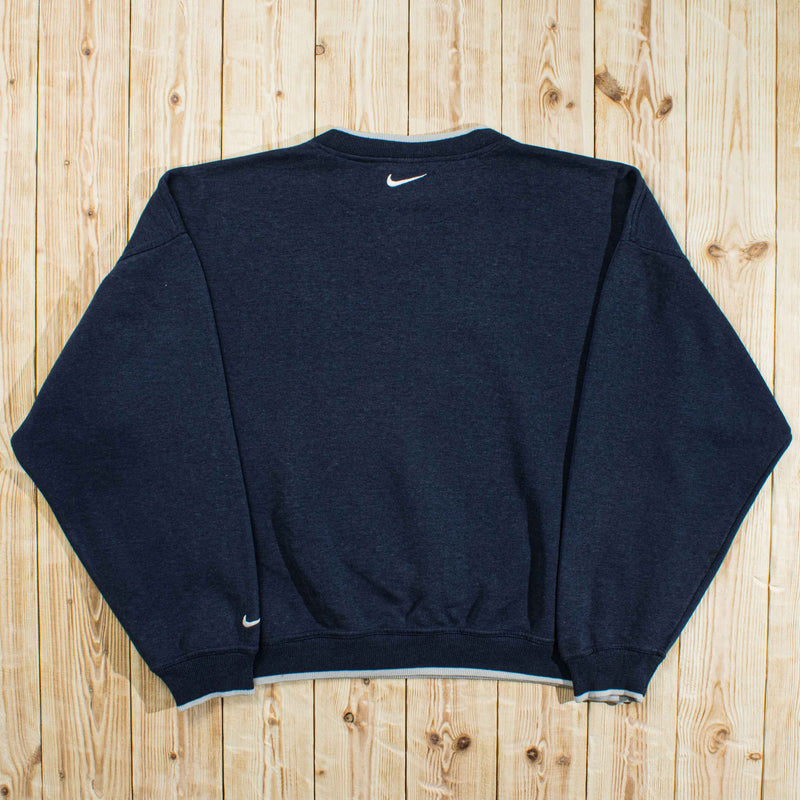 (L/XL) Vintage Nike Athletic Embroidered Sweatshirt