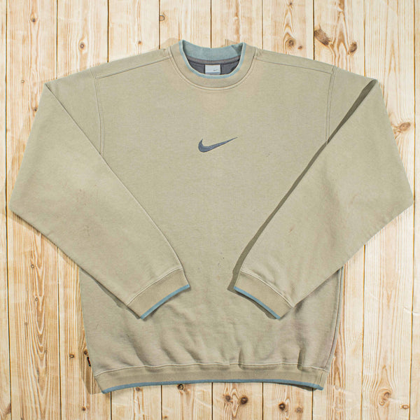 (L) Vintage Nike Swoosh Embroidered Sweatshirt