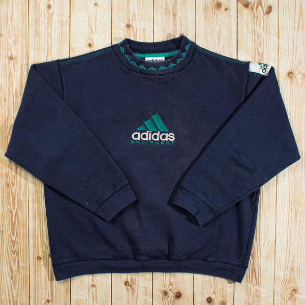 (S) Vintage Adidas Equipment Embroidered Sweatshirt