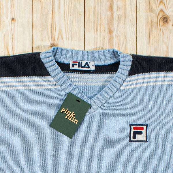 (M) Vintage FILA Embroidered Sweater