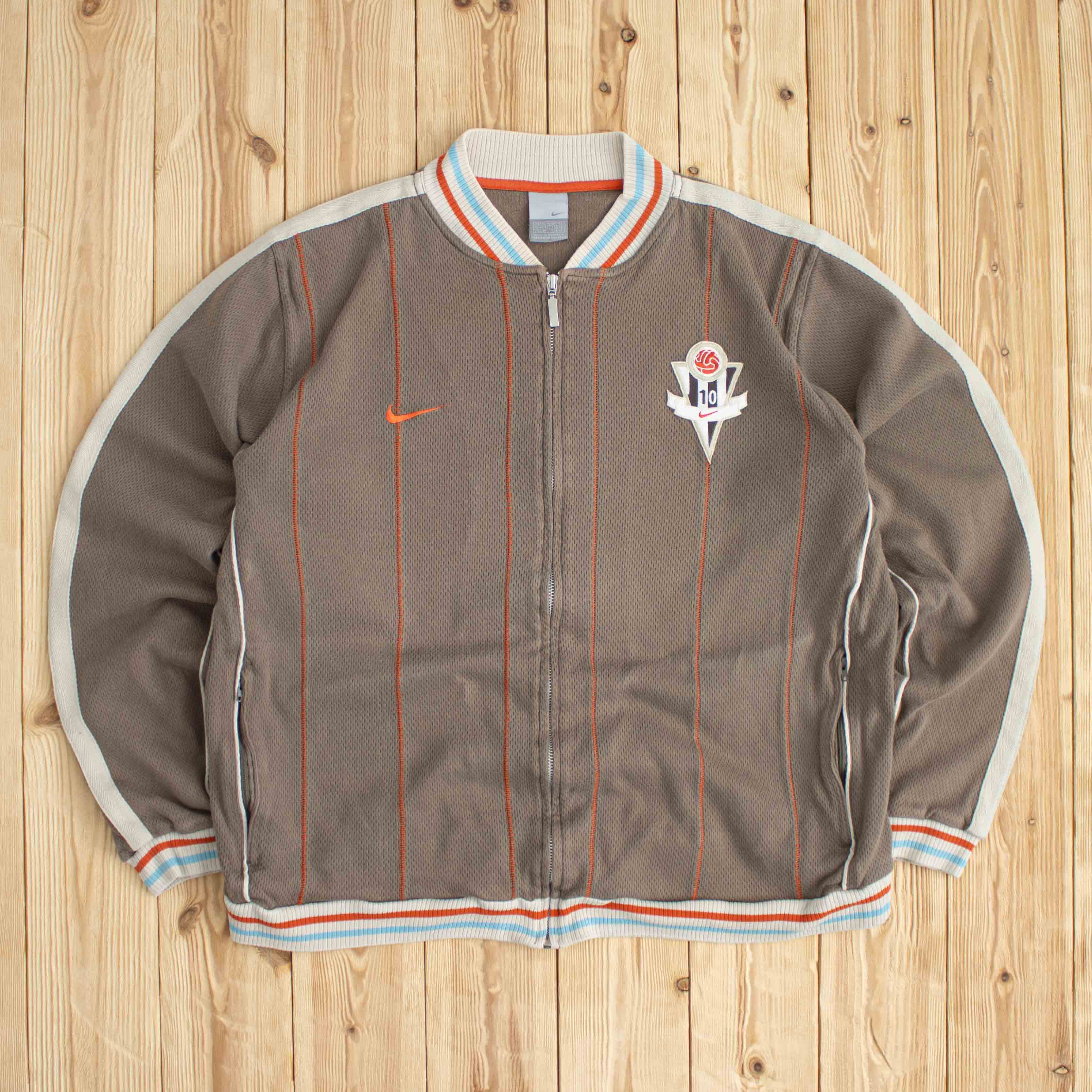 (M) Vintage Nike Embroidered Full-Zip Sweatshirt