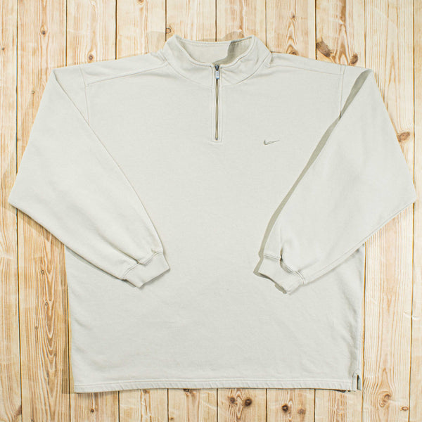 (XL) Vintage Nike Embroidered Quarter-Zip