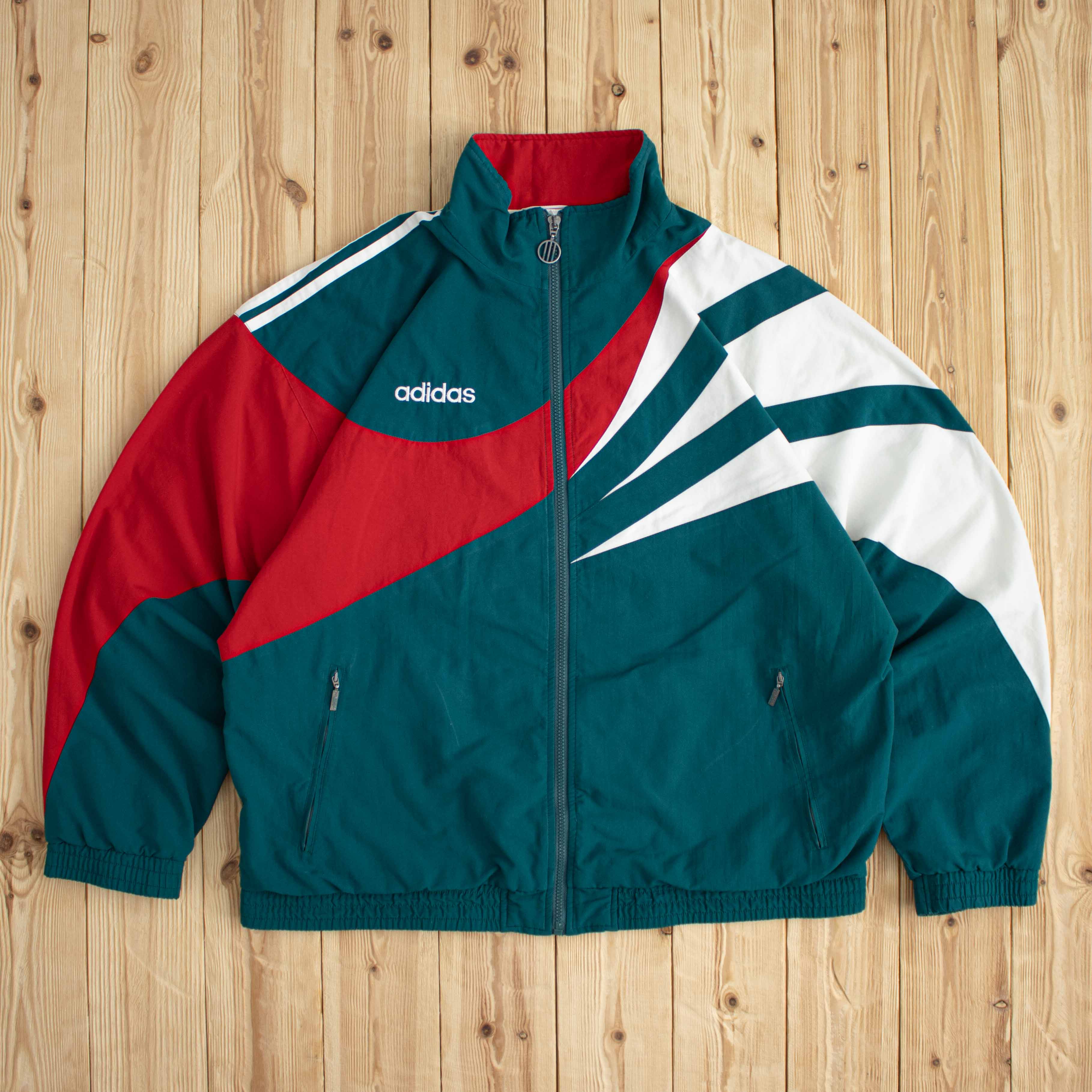 (L) Vintage Adidas Embroidered Jacket