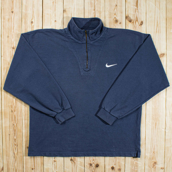 (L) Vintage Nike Embroidered Quarter-Zip