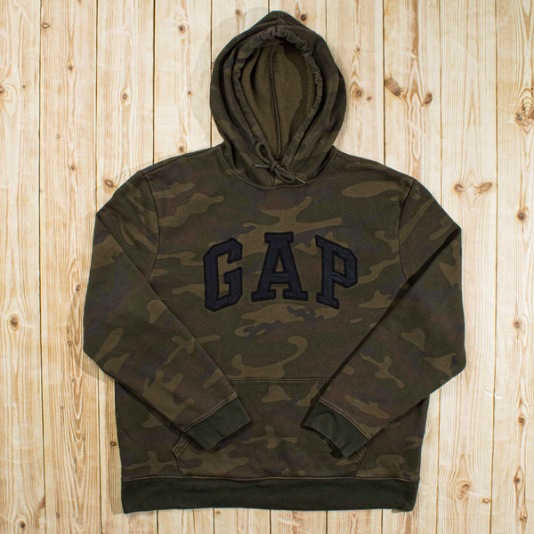 (L) Vintage GAP Embroidered Hoodie