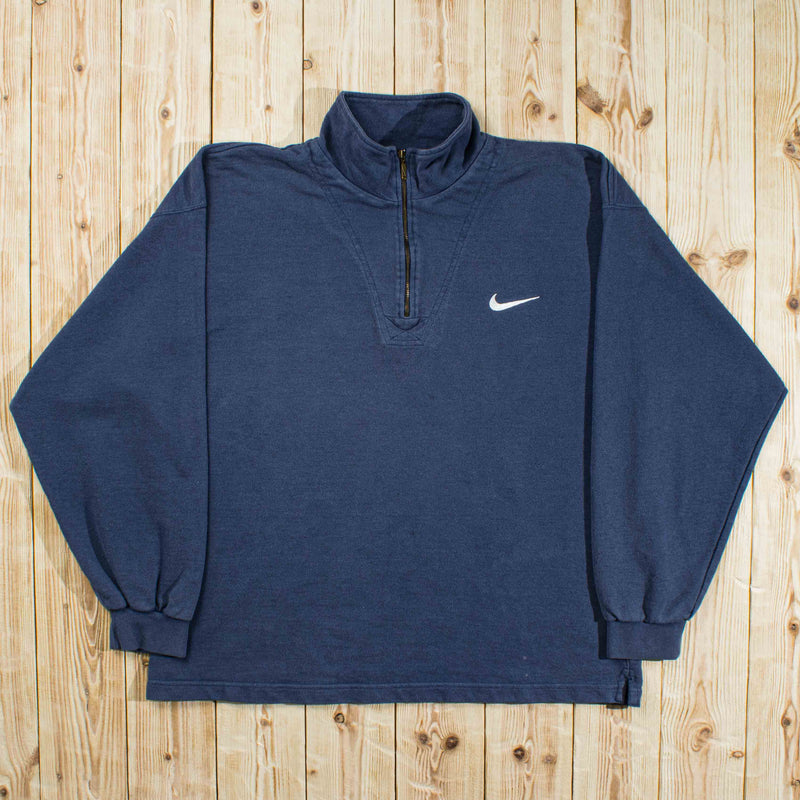 (L) Vintage Nike Embroidered Quarter-Zip