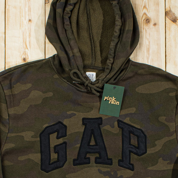 (L) Vintage GAP Embroidered Hoodie