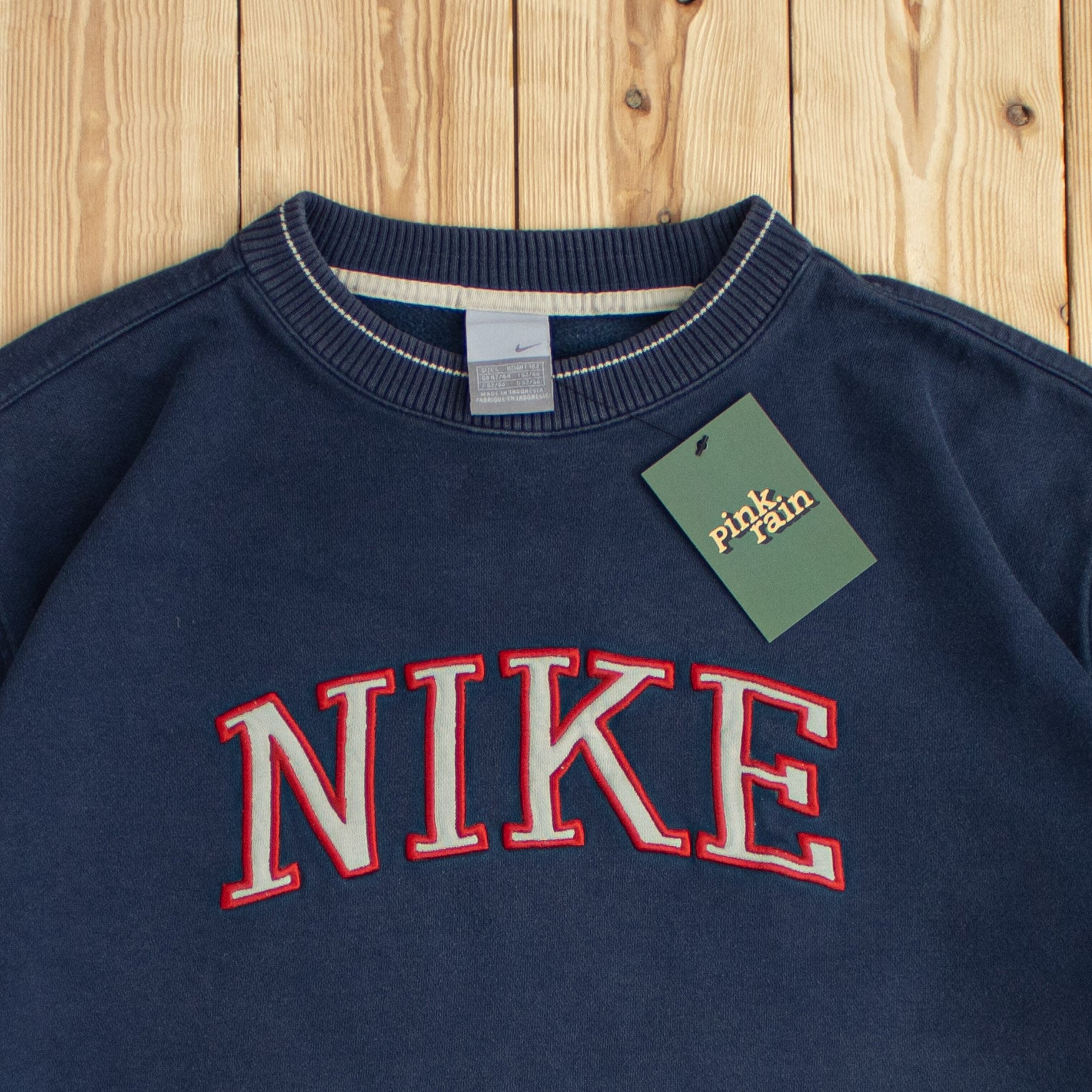 (M) Vintage Nike Spell Out Embroidered Sweatshirt