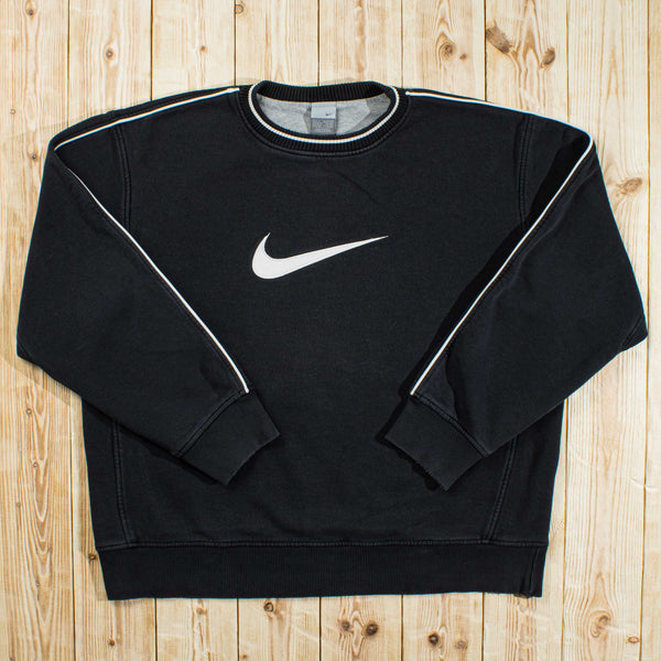 (L) Vintage Nike Swoosh Embroidered Sweatshirt