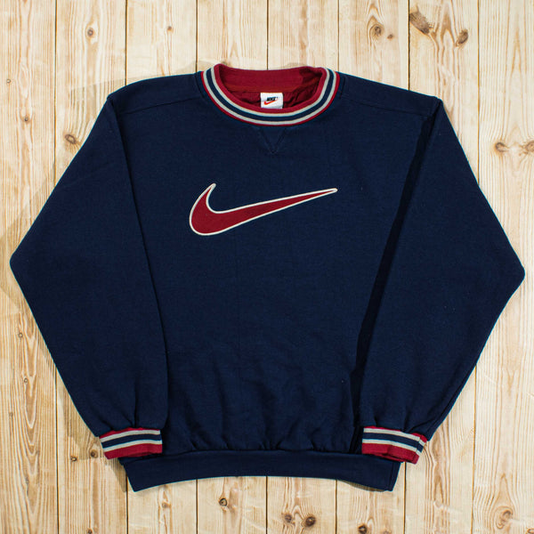 (M) Vintage Nike Swoosh Embroidered Sweatshirt