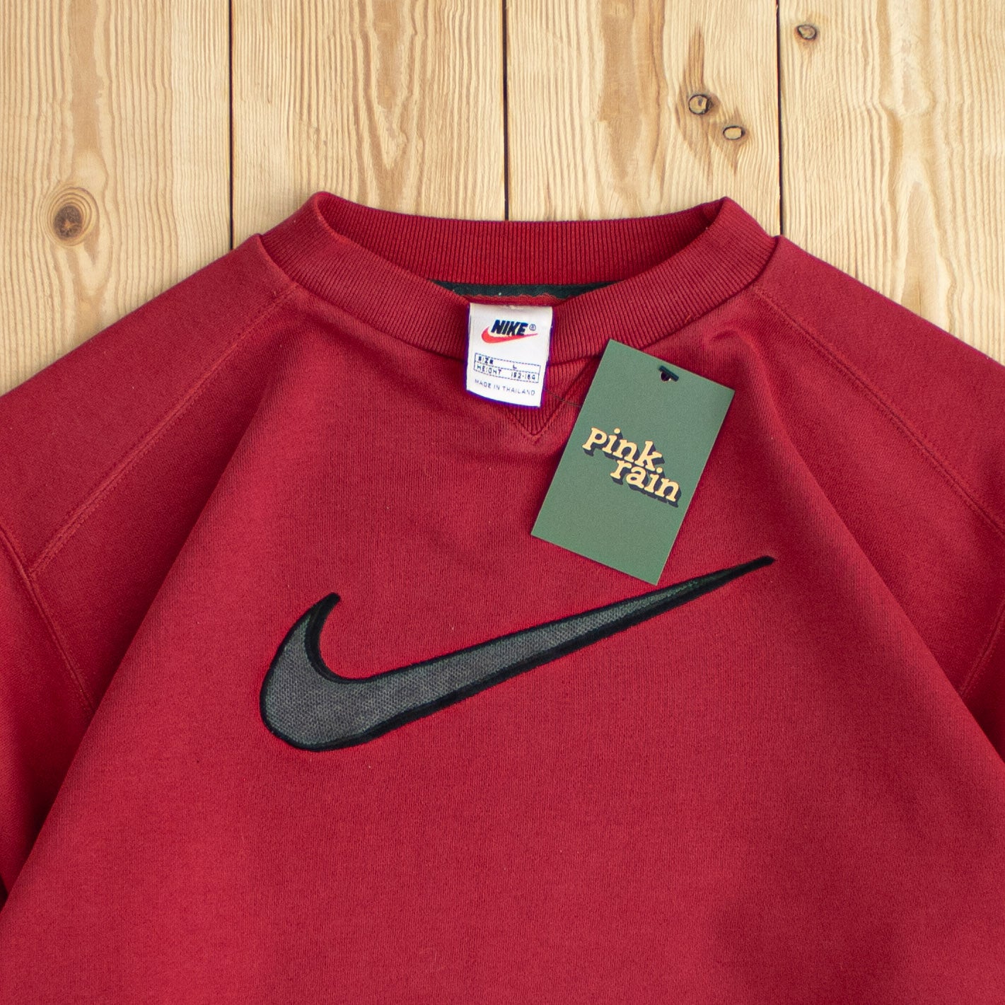 (XS/S) Vintage Nike Swoosh Embroidered Sweatshirt