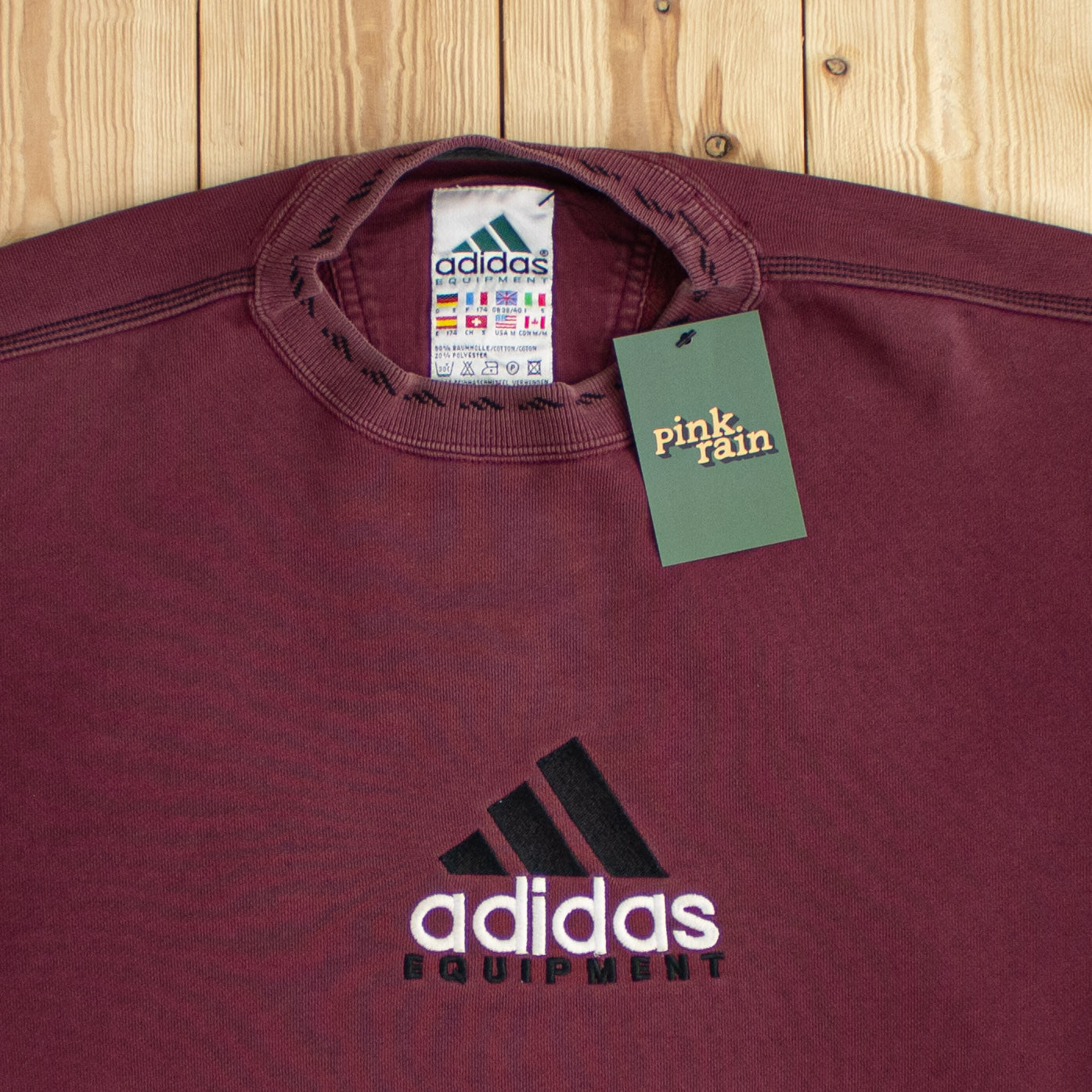 (M) Vintage Adidas Equipment Embroidered Sweatshirt