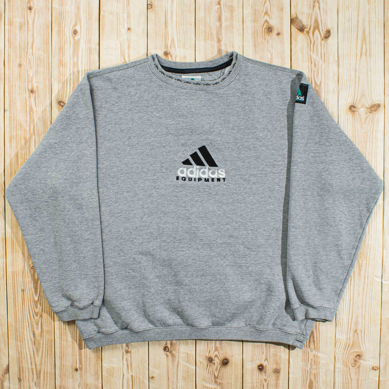 (L) Vintage Adidas Equipment Embroidered Sweatshirt