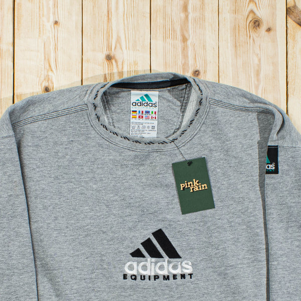 (L) Vintage Adidas Equipment Embroidered Sweatshirt