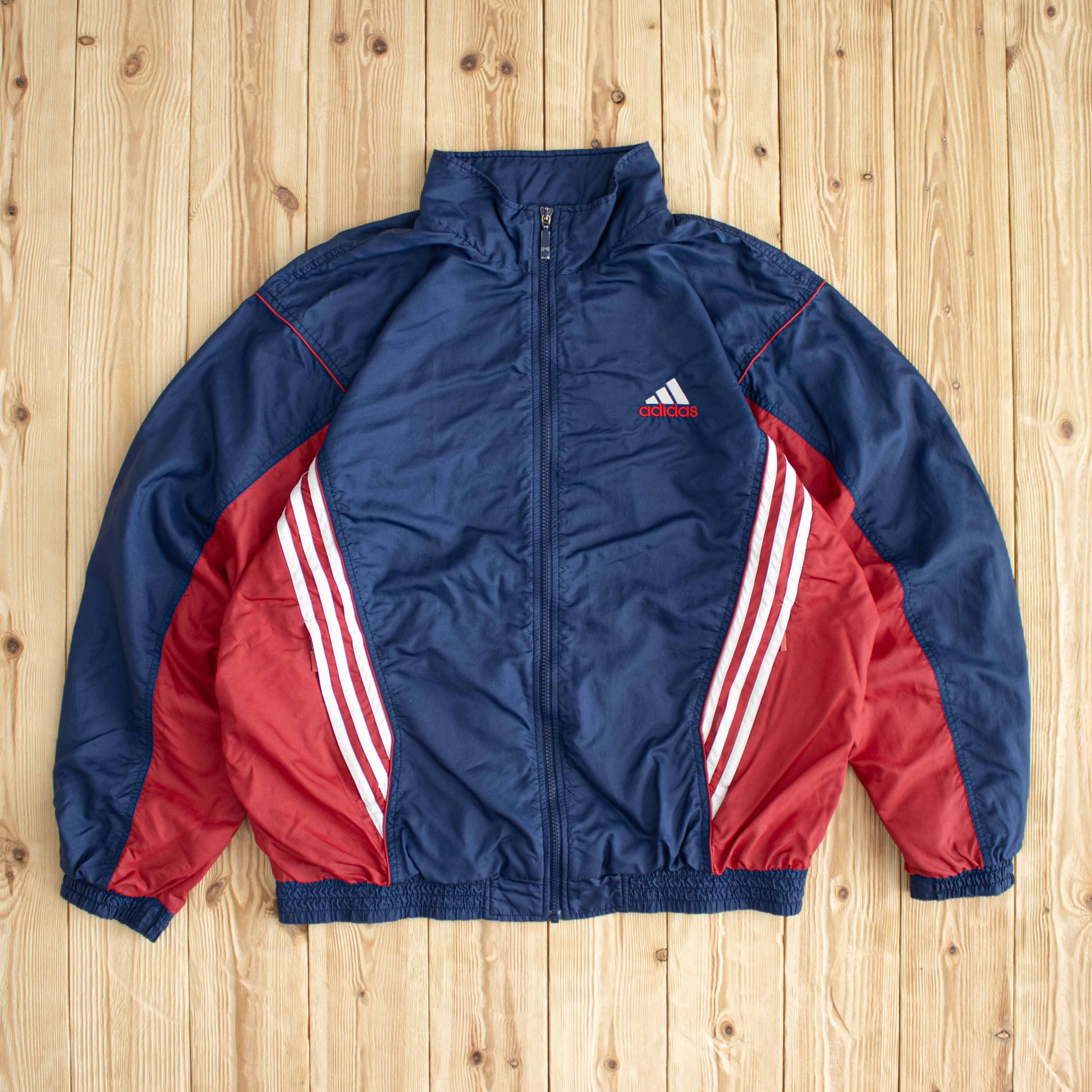 (L) Vintage Adidas Essential Embroidered Jacket