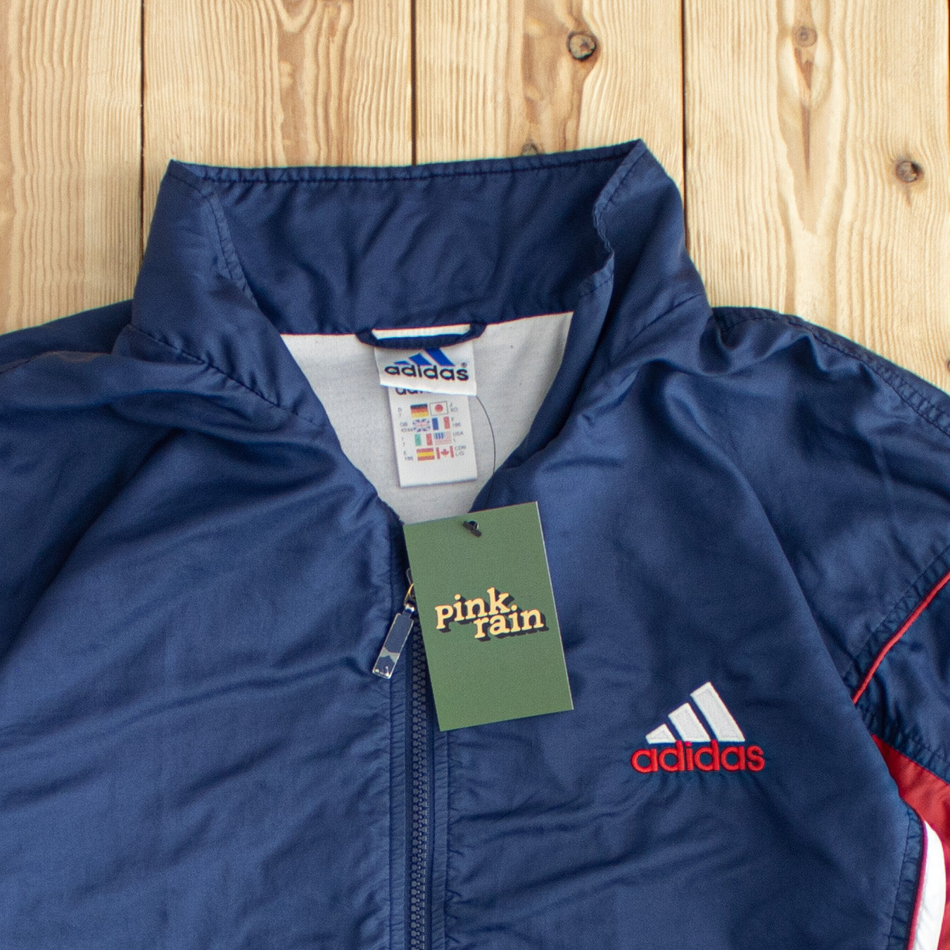 (L) Vintage Adidas Essential Embroidered Jacket