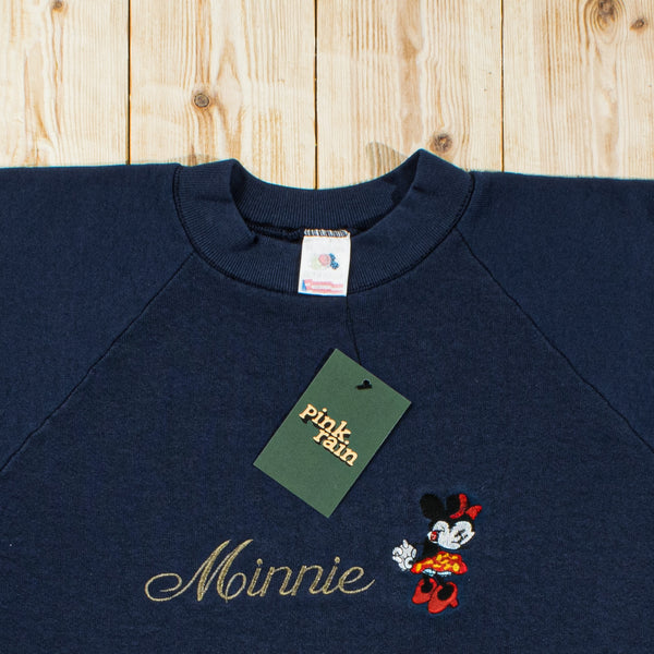 (L) Vintage Minnie Embroidered Sweatshirt