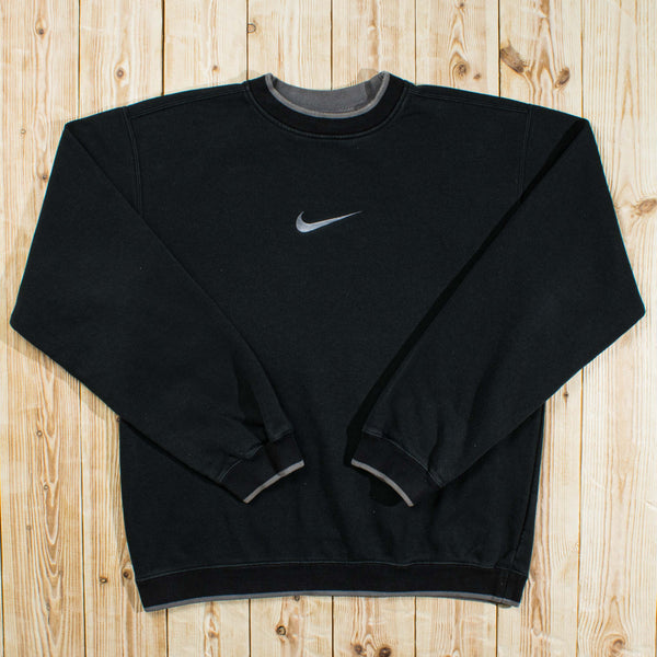 (L) Vintage Nike Swoosh Embroidered Sweatshirt