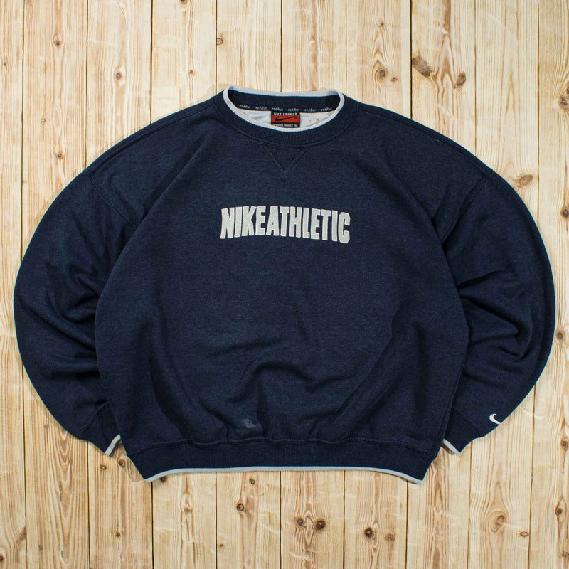 (L) Vintage Nike Athletic Embroidered Sweatshirt