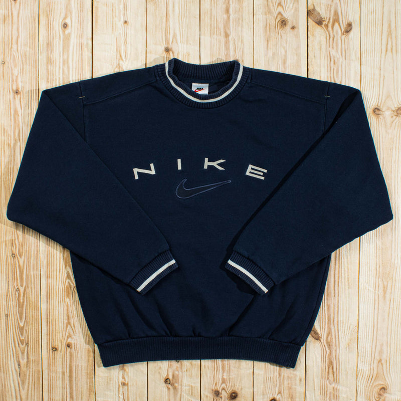 (S) Vintage Nike Swoosh Embroidered Sweatshirt