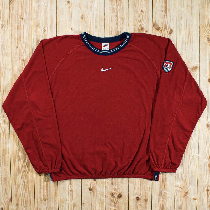 (L) Vintage Nike USA Fleece Sweatshirt