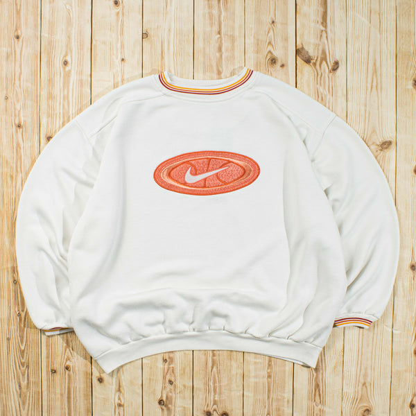 (M) Vintage Nike Swoosh Embroidered Sweatshirt