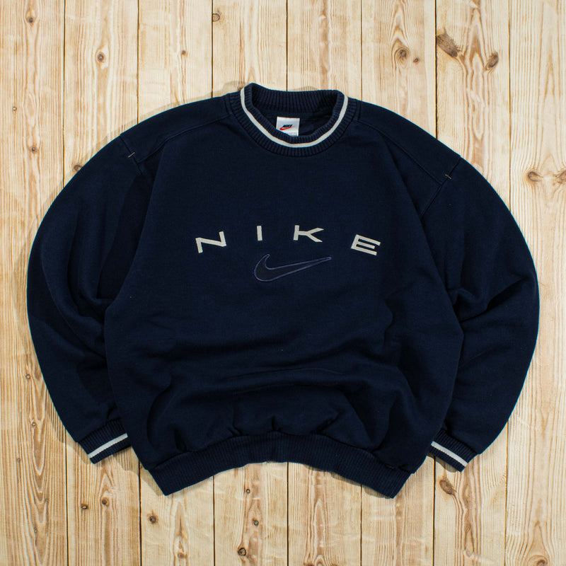 (S) Vintage Nike Swoosh Embroidered Sweatshirt