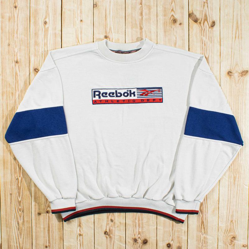 (S/M) Vintage Reebok Embroidered Sweatshirt