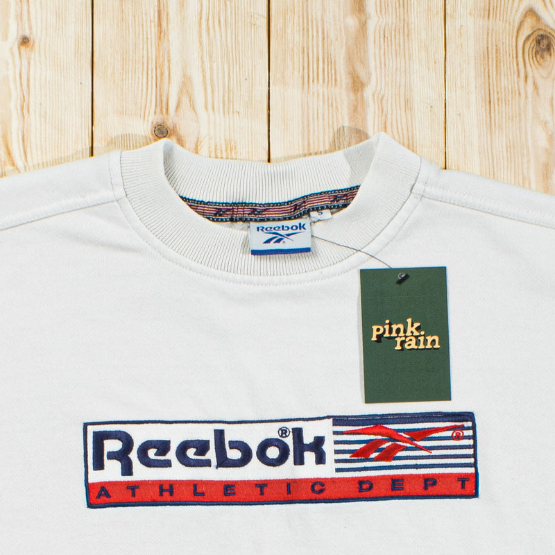 (S/M) Vintage Reebok Embroidered Sweatshirt