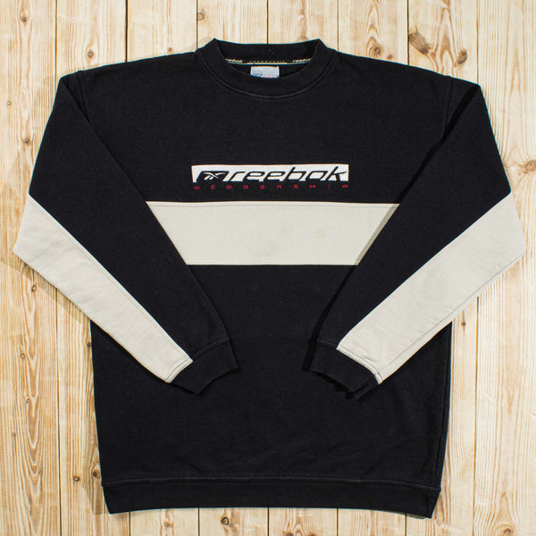 (L) Vintage Reebok Membership Embroidered Sweatshirt