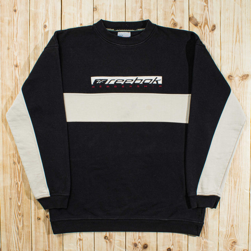 (L) Vintage Reebok Membership Embroidered Sweatshirt