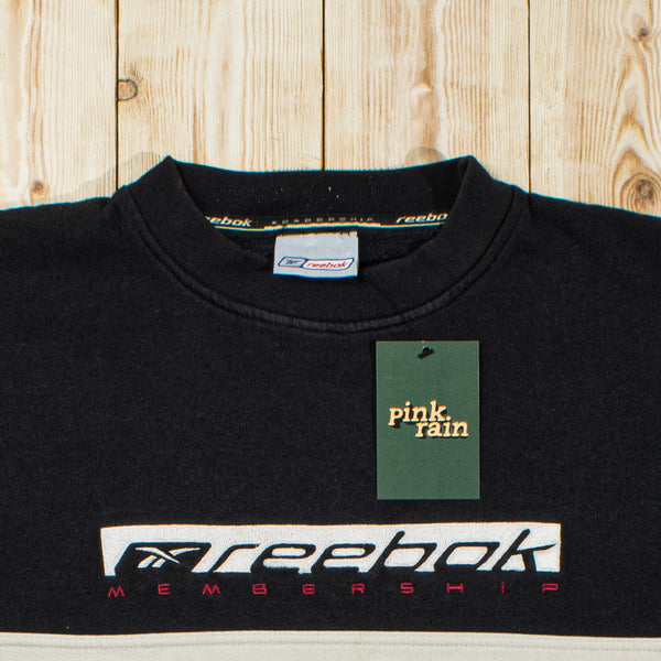 (L) Vintage Reebok Membership Embroidered Sweatshirt