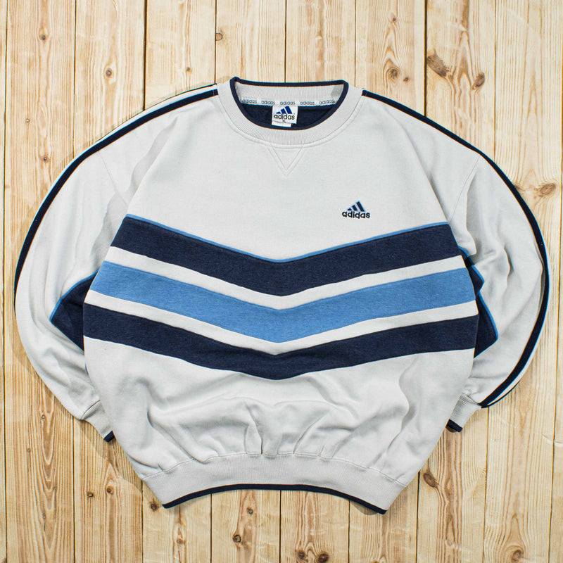 (XL) Vintage Adidas Essential Embroidered Sweatshirt