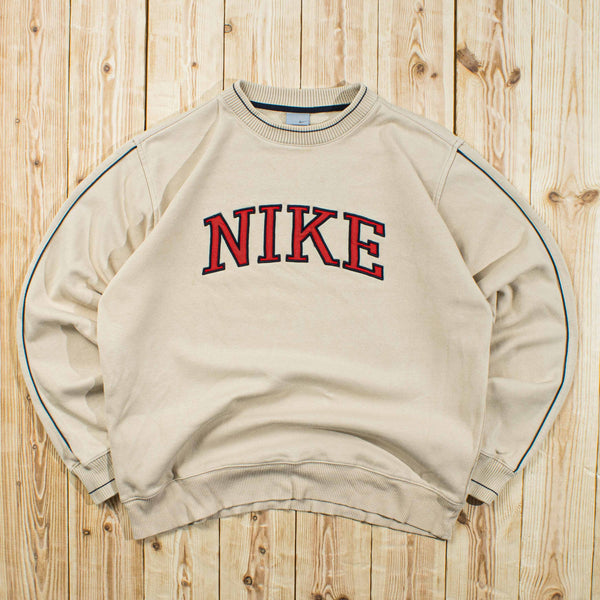 (M) Vintage Nike Spell Out Embroidered Sweatshirt