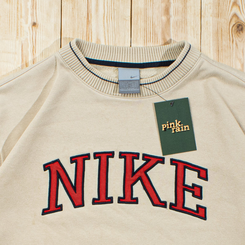 (M) Vintage Nike Spell Out Embroidered Sweatshirt