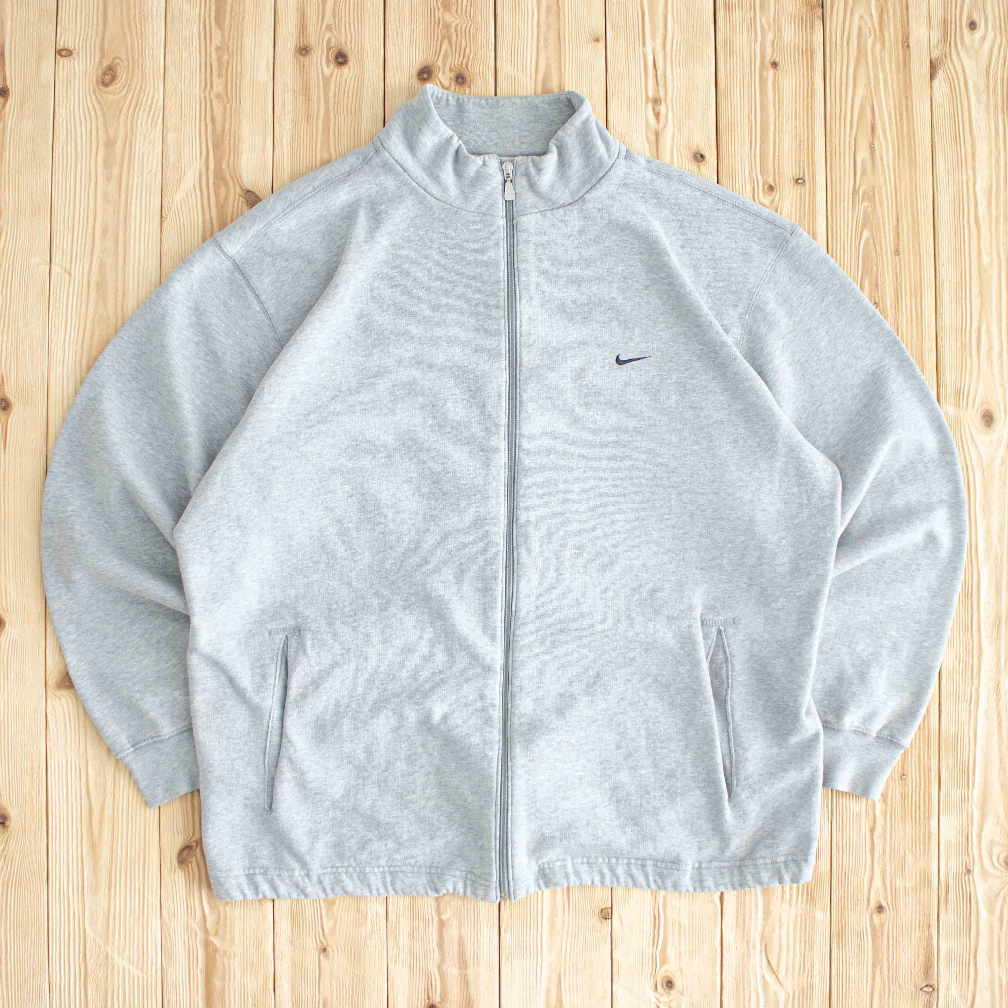 (L) Vintage Nike Essential Embroidered Full-Zip Sweatshirt