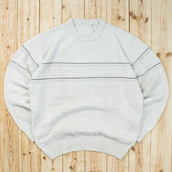 (L) Vintage Abstract Pattern Sweater