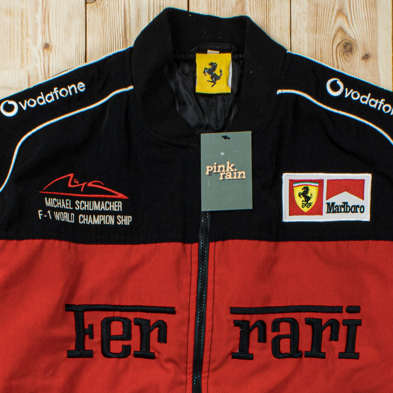 (L) Vintage Ferrari Michael Schumacher Embroidered Jacket