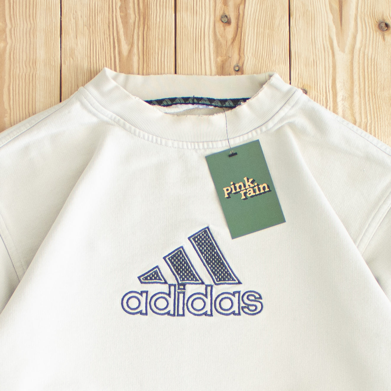 (S) Vintage Adidas Logo Embroidered Sweatshirt